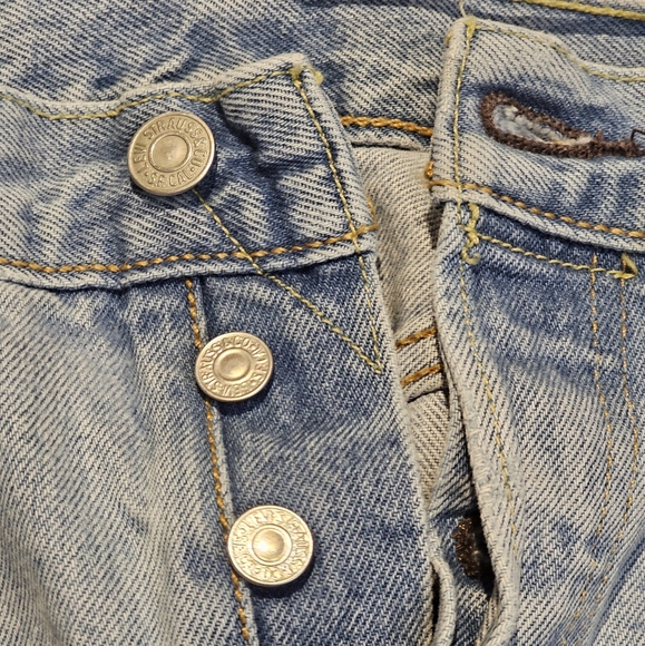 Levis 501 Buttonfly Jeans 36 X 32 - Picture 9 of 12